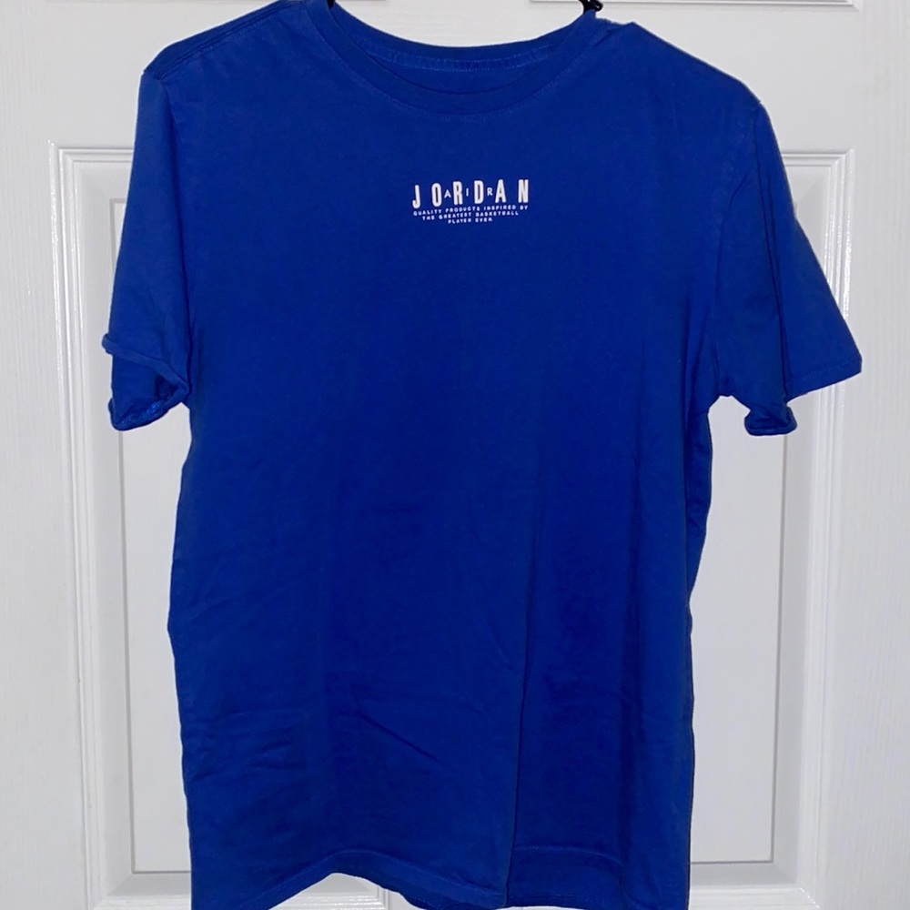 “JORDAN” Blue T-shirt (Size: M)